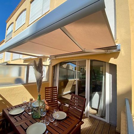 Terrasse Vue Mer 2 Pieces A Leucate Avec Piscine Apartment Bilik gambar