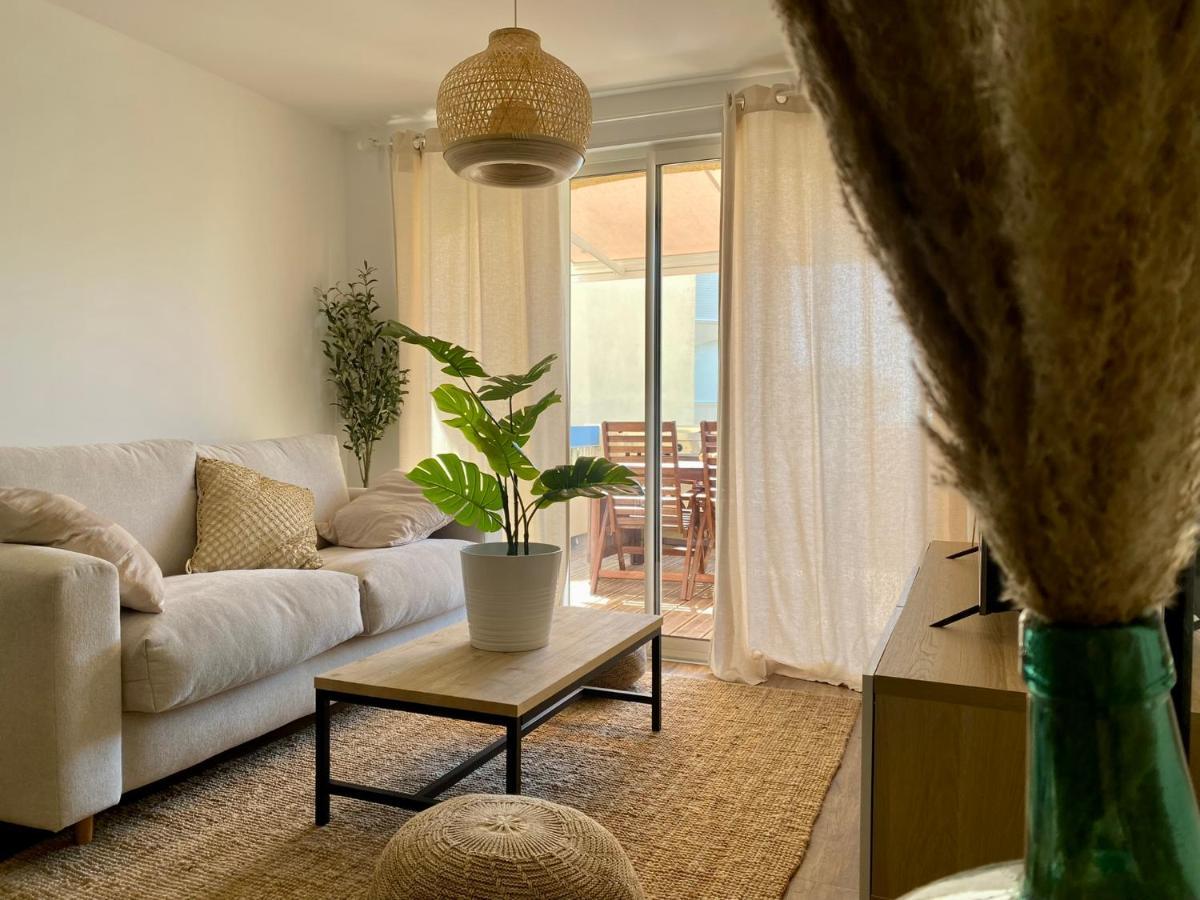 Terrasse Vue Mer 2 Pieces A Leucate Avec Piscine Apartment Luaran gambar